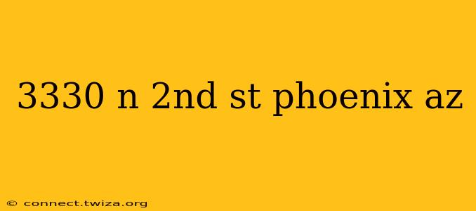 3330 n 2nd st phoenix az