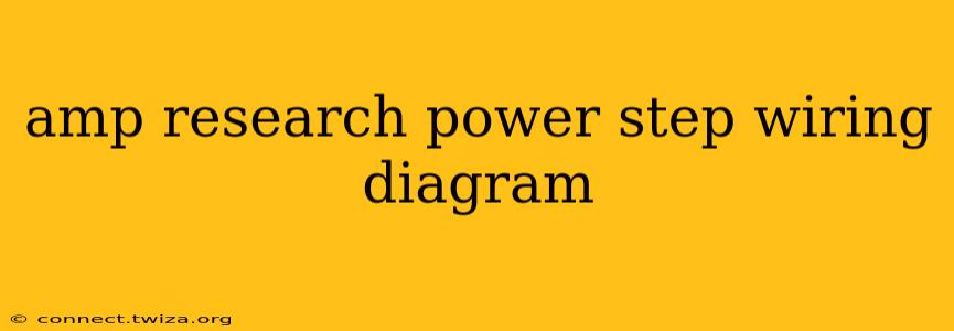 amp research power step wiring diagram