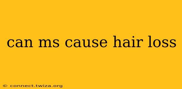 can ms cause hair loss