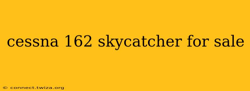cessna 162 skycatcher for sale
