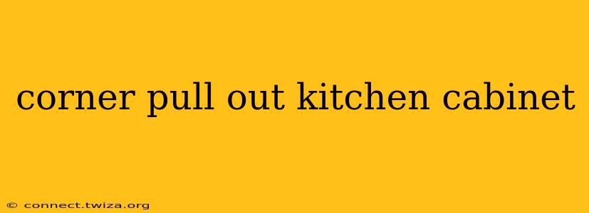 corner pull out kitchen cabinet