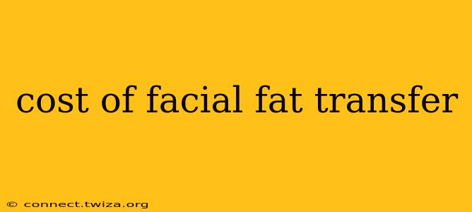 cost of facial fat transfer