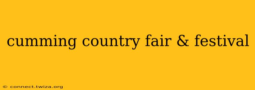 cumming country fair & festival