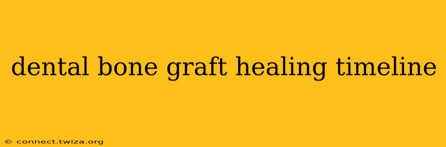 dental bone graft healing timeline
