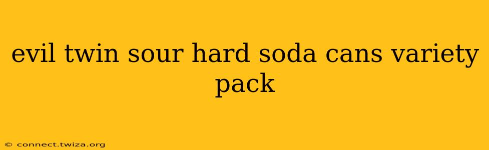evil twin sour hard soda cans variety pack