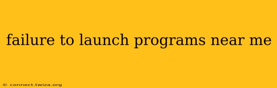failure to launch programs near me
