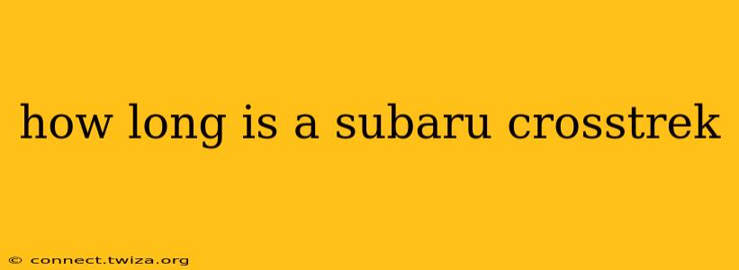 how long is a subaru crosstrek