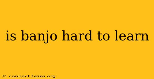 is banjo hard to learn