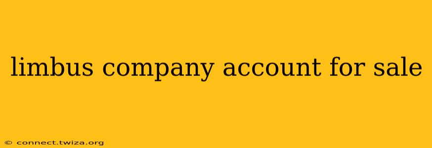 limbus company account for sale