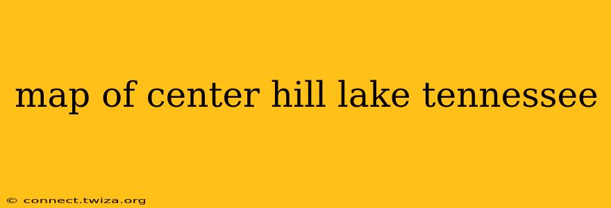 map of center hill lake tennessee