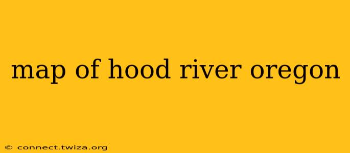 map of hood river oregon