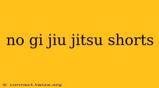 no gi jiu jitsu shorts