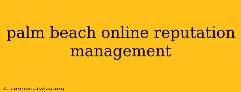 palm beach online reputation management