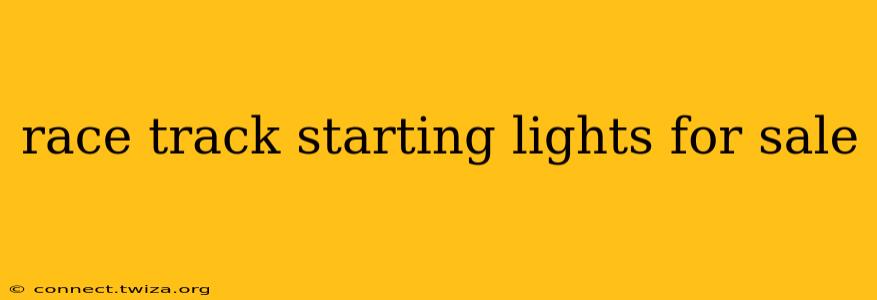 race track starting lights for sale