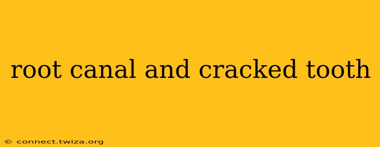 root canal and cracked tooth