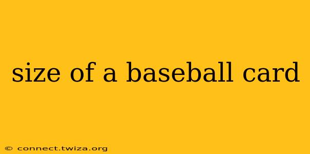 size of a baseball card