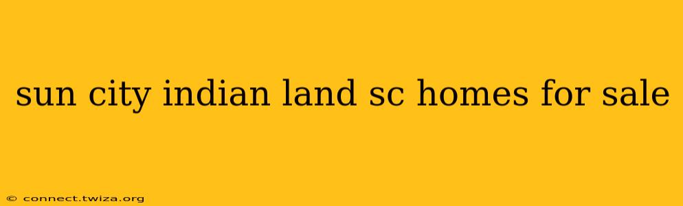 sun city indian land sc homes for sale