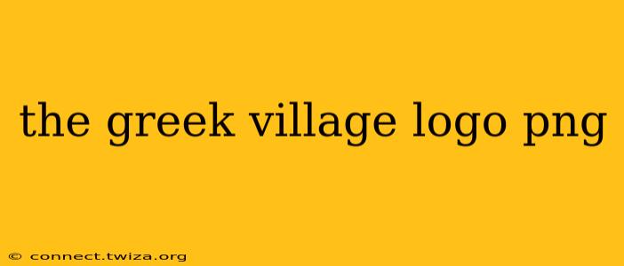 the greek village logo png