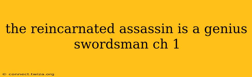 the reincarnated assassin is a genius swordsman ch 1