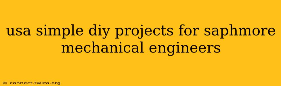 usa simple diy projects for saphmore mechanical engineers