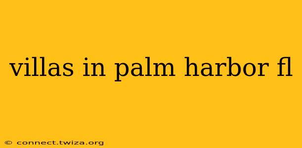 villas in palm harbor fl