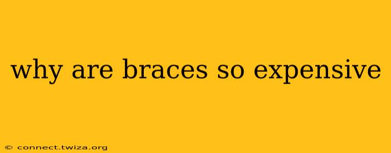 why are braces so expensive