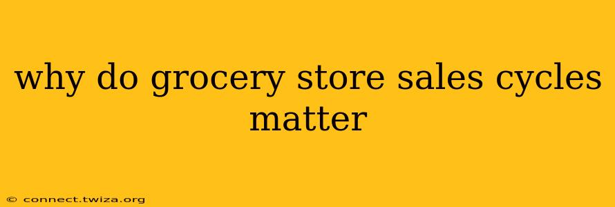 why do grocery store sales cycles matter