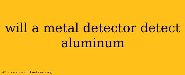 will a metal detector detect aluminum
